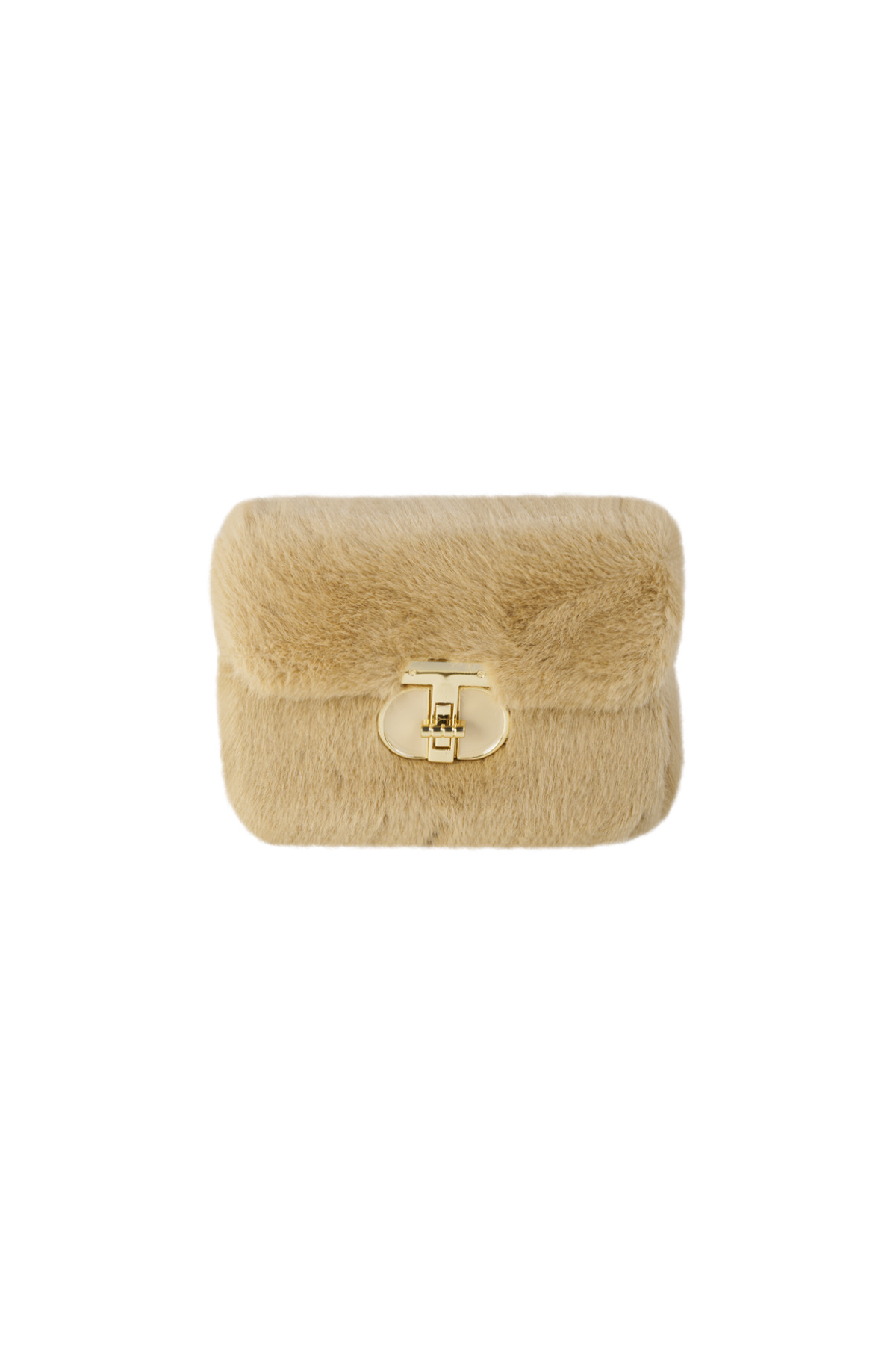 Cuddle clutch bag - camel 